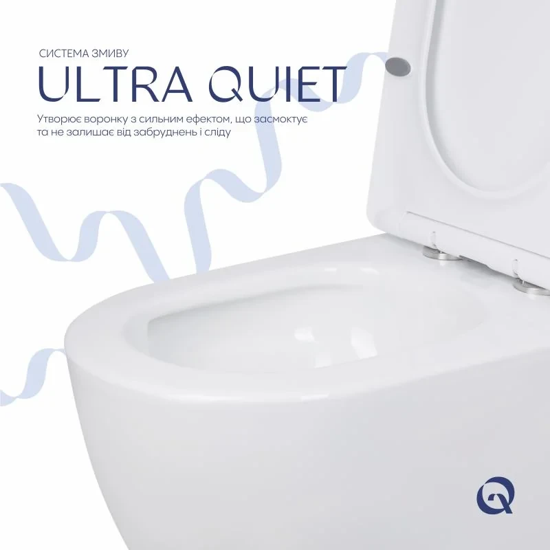 Унітаз підлоговий Qtap Jay Ultra Quiet з сидінням Soft-close 640x360x835 мм QT07222175TW White