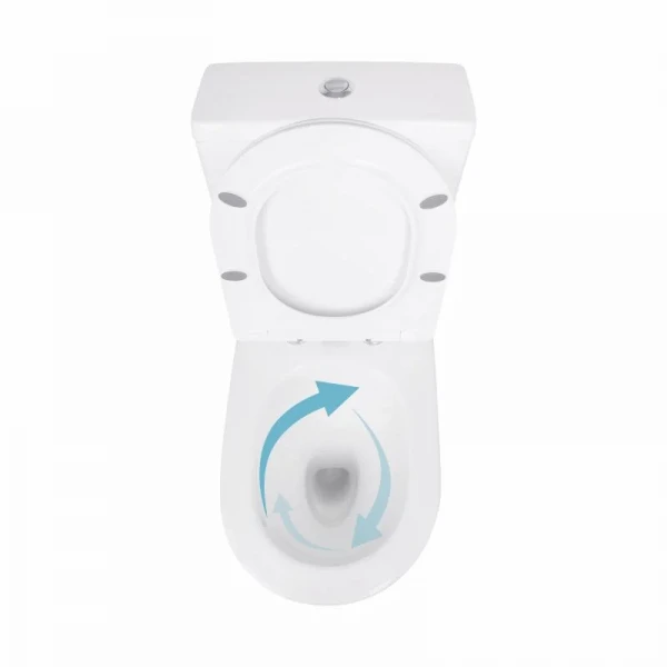 Унітаз підлоговий Qtap Jay Ultra Quiet з сидінням Soft-close 640x360x835 мм QT07222175TW White