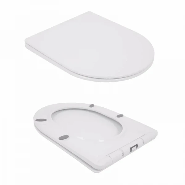 Унітаз підлоговий Qtap Jay Ultra Quiet з сидінням Soft-close 640x360x835 мм QT07222175TW White