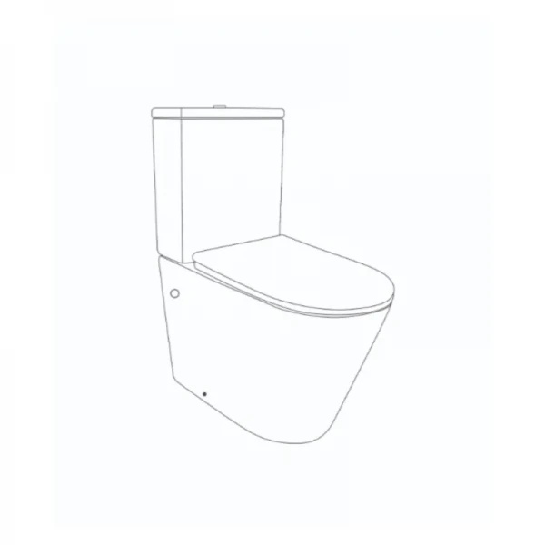 Унітаз підлоговий Qtap Swan Ultra Quiet з сидінням Soft-close 640x360x835 мм QT16222182TW White