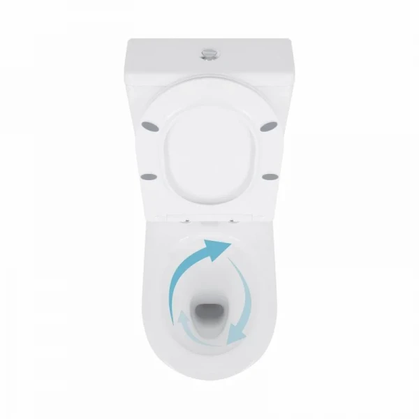 Унітаз підлоговий Qtap Swan Ultra Quiet з сидінням Soft-close 640x360x835 мм QT16222182TW White