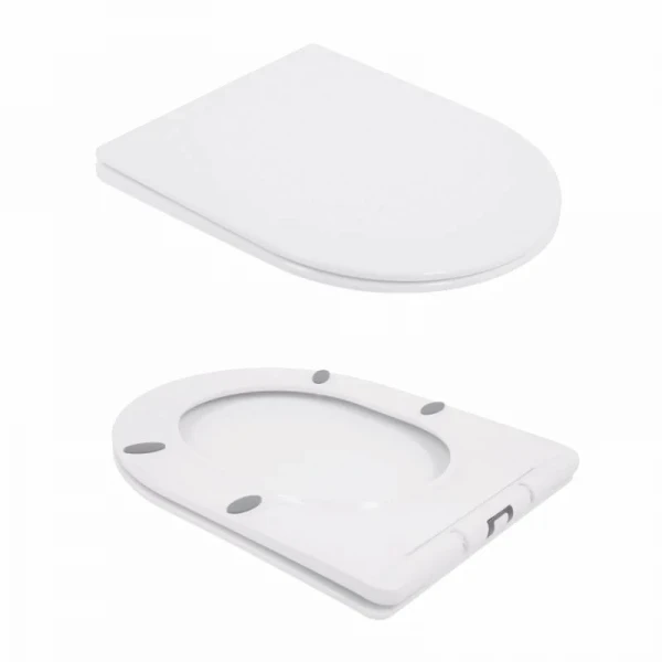 Унітаз підлоговий Qtap Swan Ultra Quiet з сидінням Soft-close 640x360x835 мм QT16222182TW White