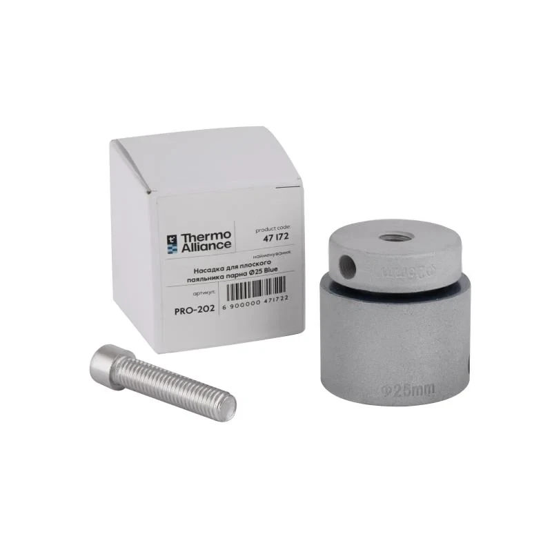 Насадка для плоского паяльника парная Ø25 Thermo Alliance PRO-202 Blue