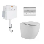 Готове рішення Qtap для ванної кімнати: підлоговий безбачковий унітаз Robin Ultra Quiet + бачок прихованого монтажу