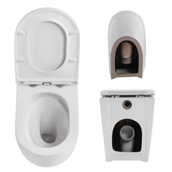 Готове рішення Qtap для ванної кімнати: підлоговий безбачковий унітаз Robin Ultra Quiet + бачок прихованого монтажу