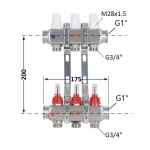 Коллектор с расходомерами (нерж.) 1
