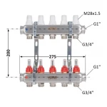 Коллектор с расходомерами (нерж.) 1