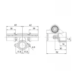 Прес-фітинг Icma трійник 1/2