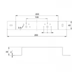 Кронштейн Icma для монтажа гипсокартона 100 № 432