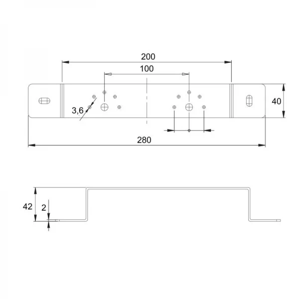 Кронштейн Icma для монтажа гипсокартона 100 № 432