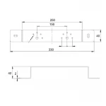 Кронштейн Icma для монтажа гипсокартона 150 № 432