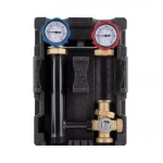 Насосная группа Icma с ручной регулировкой и термостатическим смесителем правое подключение 1 1/2