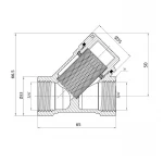 Фільтр Thermo Alliance Standart для газу 3/4