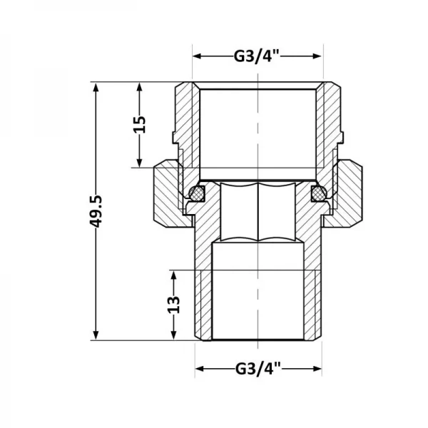 Згін-американка Thermo Alliance Standart 3/4