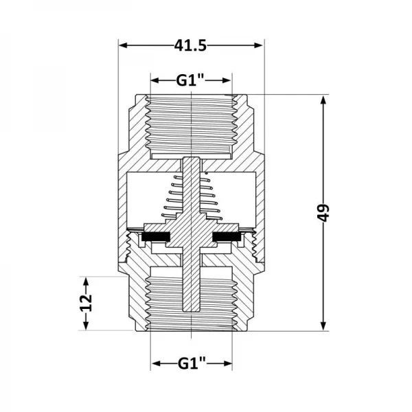 Обратний клапан Thermo Alliance Base 1