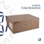 Комплект Qtap Stork: Раковина врезная прямоугольная 535x365x190 мм White + Донный клапан PU02O