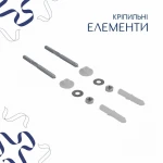 Комплект Qtap Nando LT: Раковина подвесная прямоугольная 500х420х130 мм Matt Black + Донный клапан PU03O