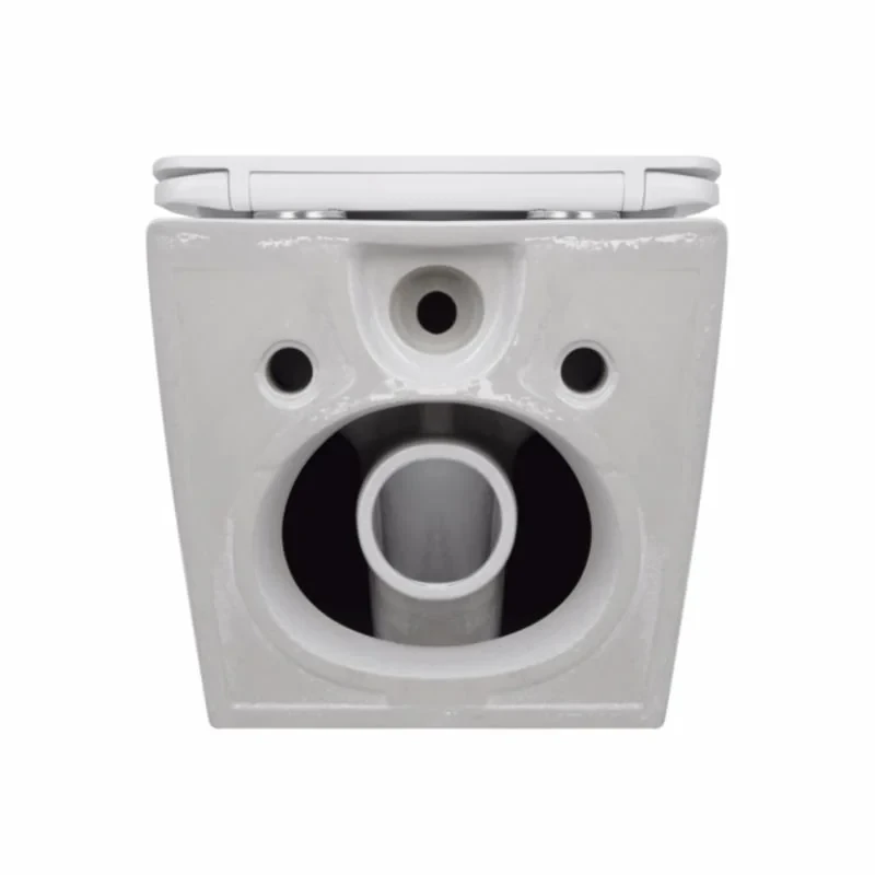 Унітаз підвісний Qtap Jay безобідковий з сідінням Soft-close QT07335175W