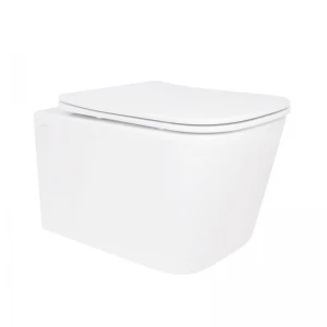 Унітаз підвісний Qtap Crow безобідковий з сідінням Soft-close QT05335170W