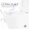 Унітаз підвісний Qtap Swan безобідковий з сідінням Soft-close QT16335180W