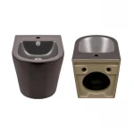 Комплект Qtap Scorpio Matt Black 2 в 1: Унитаз подвесной Ultra Quiet QT14332380AMB + биде подвесное QT1455053FMB