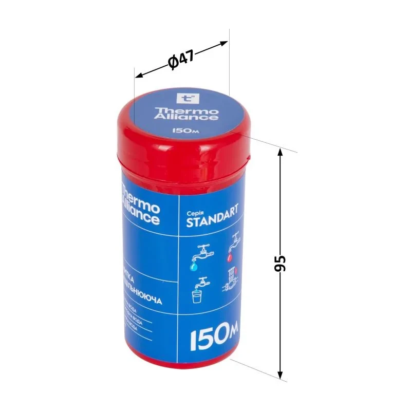 Уплотнительная нить Thermo Alliance Standart нейлоновая 150 м TAS264150