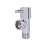 Кран угловой Thermo Alliance Standart (ручка палочка) с керам.буксой 1/2