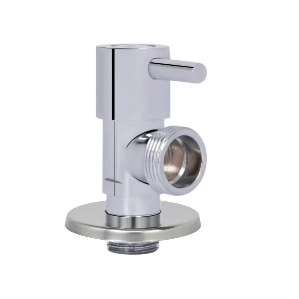 Кран угловой Thermo Alliance Standart (ручка палочка) с керам.буксой 1/2