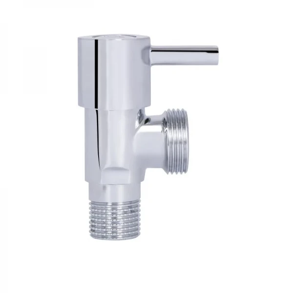 Кран угловой Thermo Alliance Standart (ручка палочка) с керам.буксой 1/2