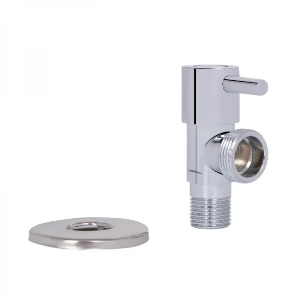 Кран угловой Thermo Alliance Standart (ручка палочка) с керам.буксой 1/2