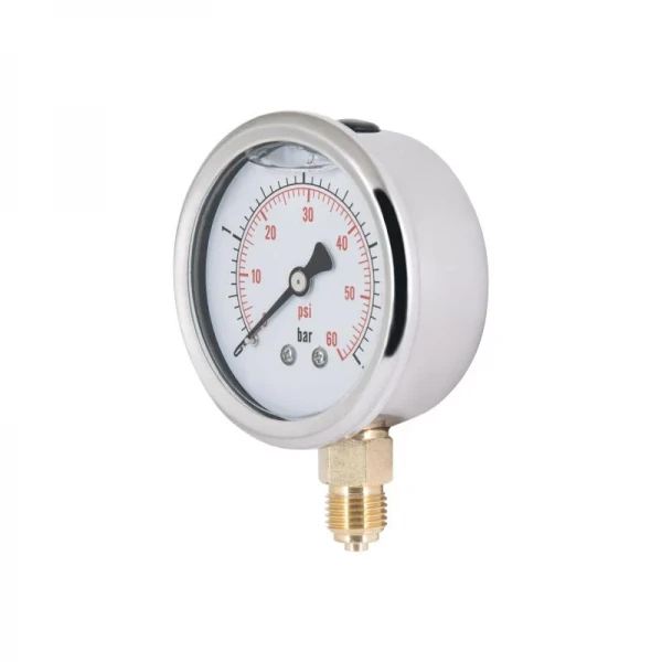 Манометр із гліцерином Thermo Alliancе Forte 4 бар, 1/4