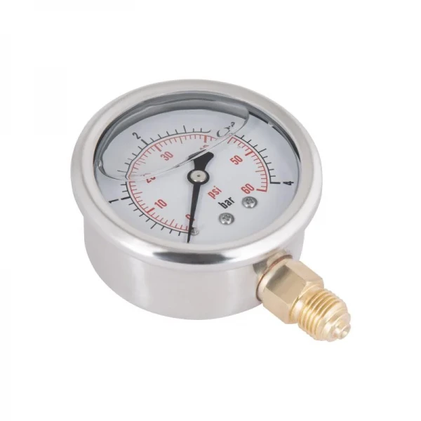 Манометр із гліцерином Thermo Alliancе Forte 4 бар, 1/4