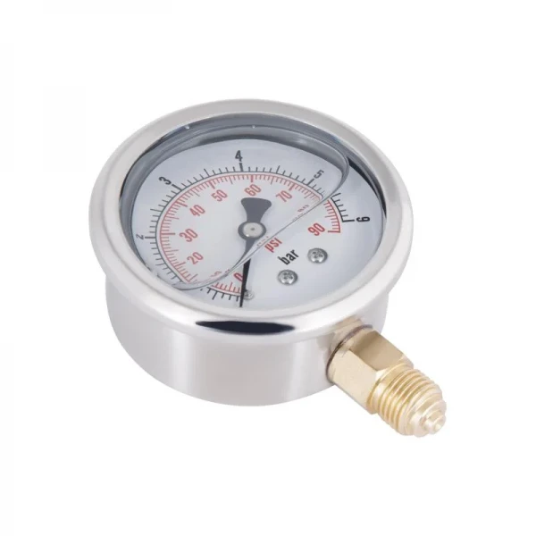 Манометр із гліцерином Thermo Alliancе Forte 6 бар, 1/4