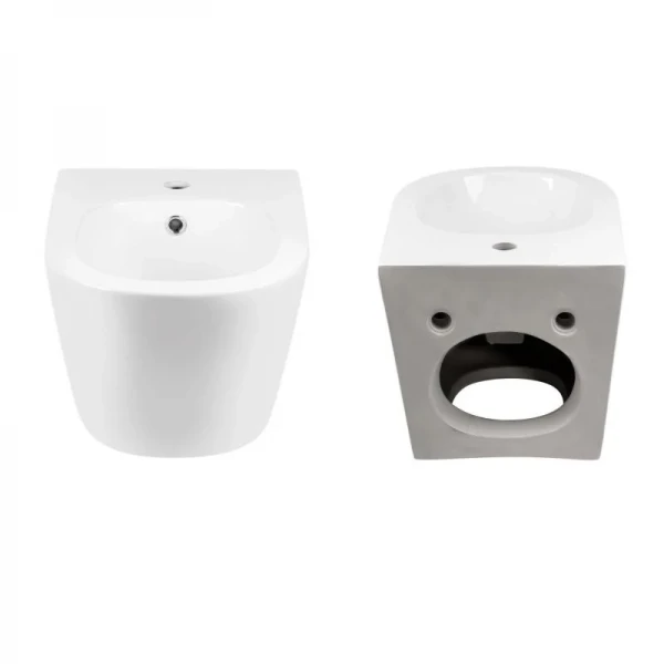 Комплект Qtap Jay 2 в 1: унитаз подвесной Rimless + биде подвесное