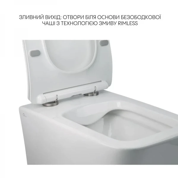 Комплект Qtap Crow 2 в 1: унитаз подвесной Rimless + биде подвесное