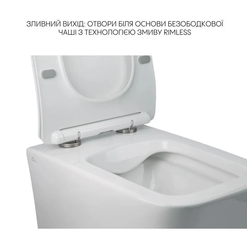 Комплект Qtap Crow 2 в 1: унитаз подвесной Rimless + биде подвесное