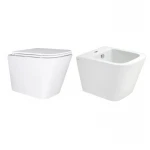 Комплект Qtap Tern 2 в 1: унитаз подвесной Ultra Quiet + биде подвесное