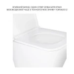 Комплект Qtap Tern 2 в 1: унитаз подвесной Ultra Quiet + биде подвесное