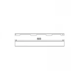 Решетка для линейного трапа SUS304 Grate FA800 (NKS) Qtap