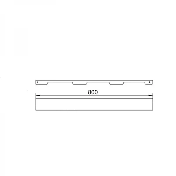 Решетка для линейного трапа SUS304 Grate FA800 (NKS) Qtap