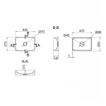 Раковина-чаша Qtap Cardinal 500х380х140 мм White QT04116302W