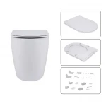 Готове рішення Qtap для ванної кімнати: підвісний унітаз Robin + комплект інсталяції Nest 4 в 1 (лінійна клавіша Chrome)