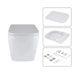 Готове рішення Qtap для ванної кімнати: підвісний унітаз Tern + комплект інсталяції Nest 4 в 1 (кругла клавіша Satin)