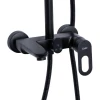 Комплект смесителей для ванной комнаты Lidz Latwa 001Black+Lidz Latwa 006Black+Lidz Latwa 005Black+Lidz Latwa 010Black+Lidz Latwa 1030Black