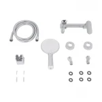 Смеситель для ванны Qtap Evia с поворотным изливом (c душевым гарнитуром) QTEVI260CRM47578 Chrome