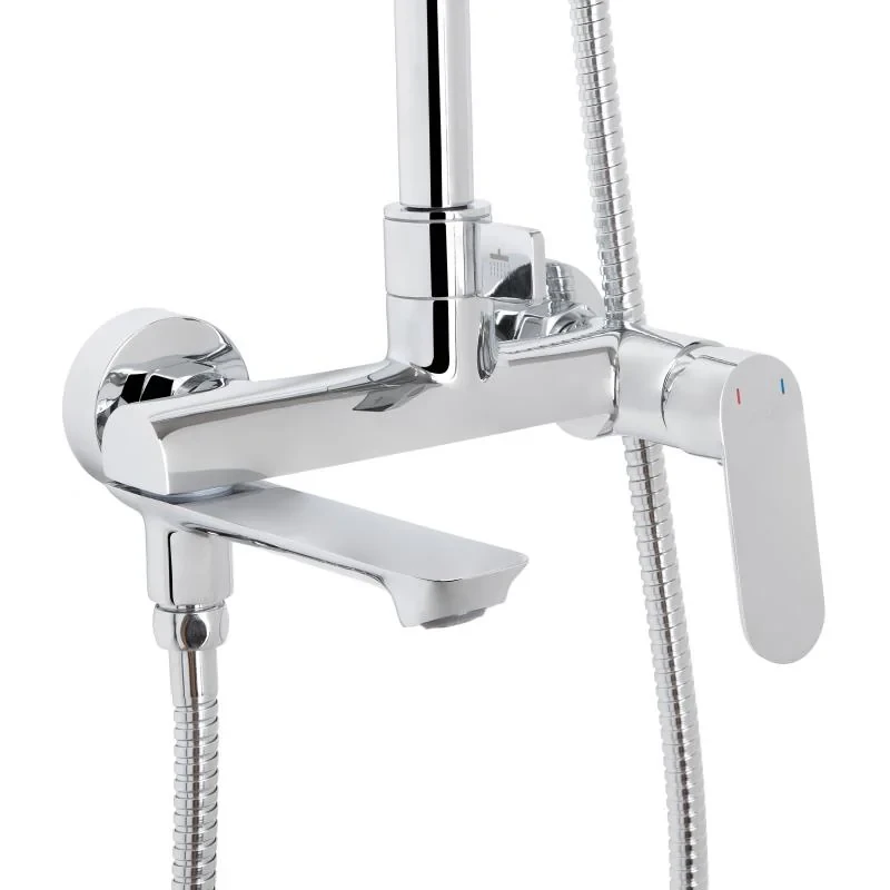 Душова система універсальна Qtap Evia на три споживача (з виливом) QTEVI111CRM47583 Chrome