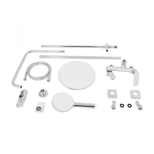 Душевая система универсальная Qtap Evia на три потребителя (с изливом) QTEVI111CRM47583 Chrome