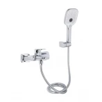 Змішувач для ванни Qtap Tern (c душевым гарнитуром) QTTER259CRM47586 Chrome