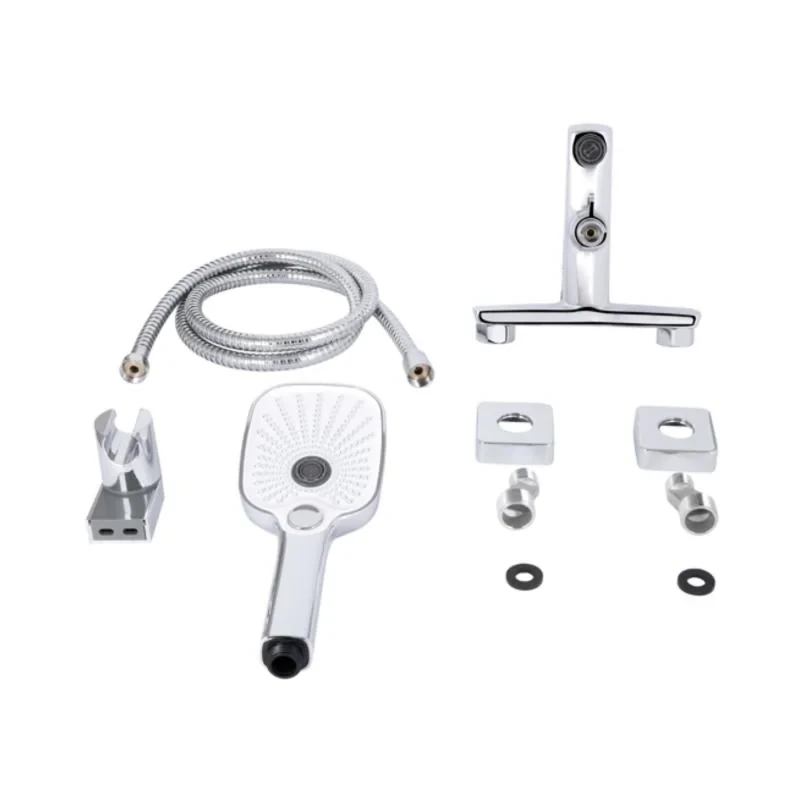 Змішувач для ванни Qtap Tern (c душевым гарнитуром) QTTER259CRM47586 Chrome