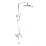 Душова система універсальна Qtap Tern на три споживача (з виливом) QTTER111CRM47591 Chrome